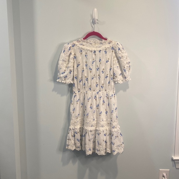 LoveShackFancy “Belen” dress in brilliant blue print 6 - Picture 6 of 6